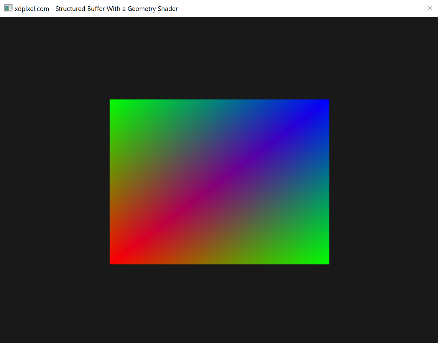 DirectX11 Geometry Shader with a Structured Buffer