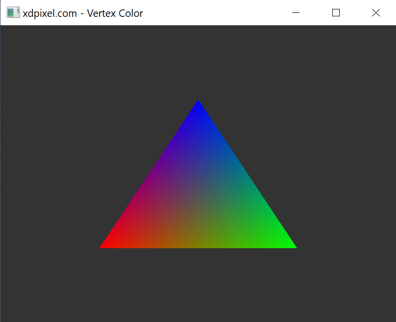 Colored Triangle